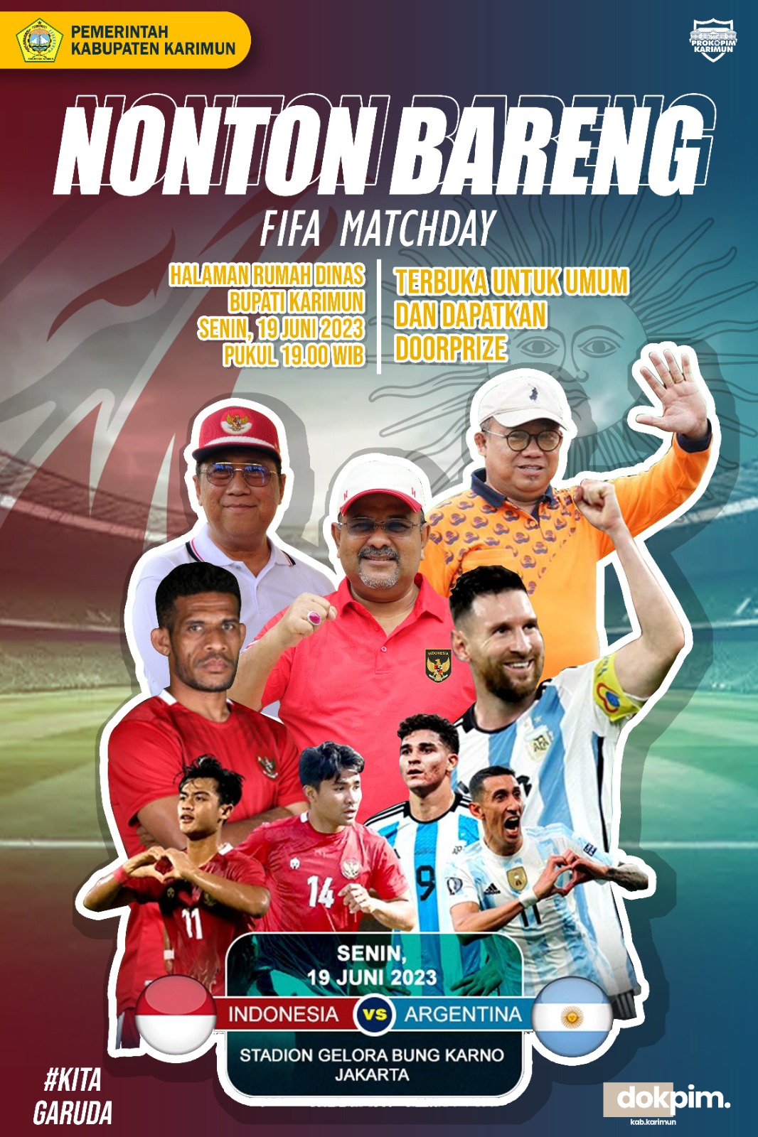 Nonton Bareng FIFA Matchday Argentina vs Indonesia